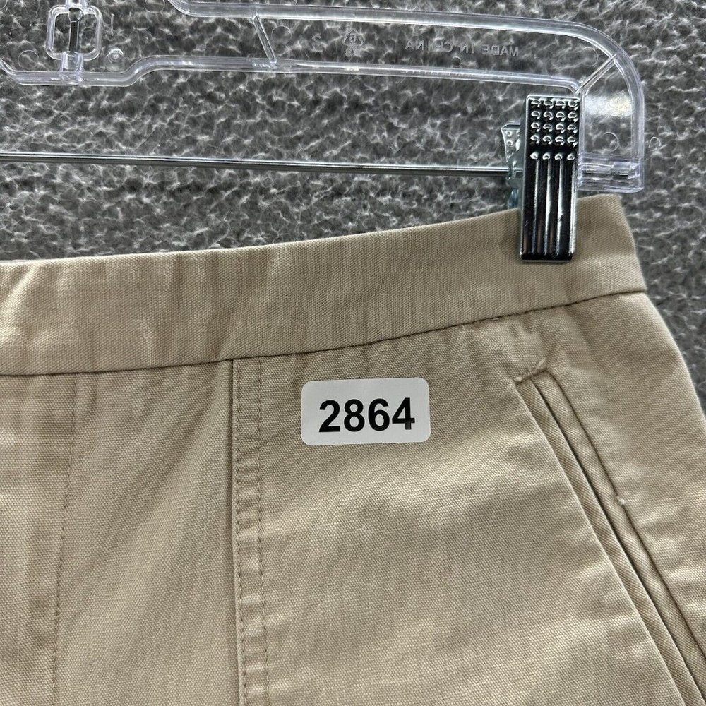 Banana Republic Shorts Women's 4 Tan Khaki Chino Shorts Ladies 4 - Picture 12 of 12